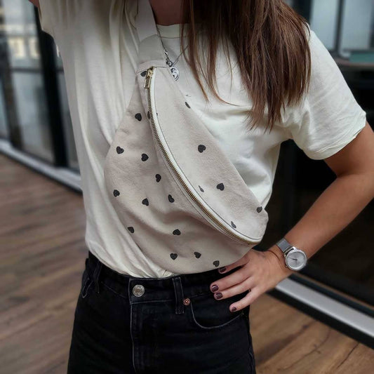 Rose in April - Bum Bag: SAND / HERZ