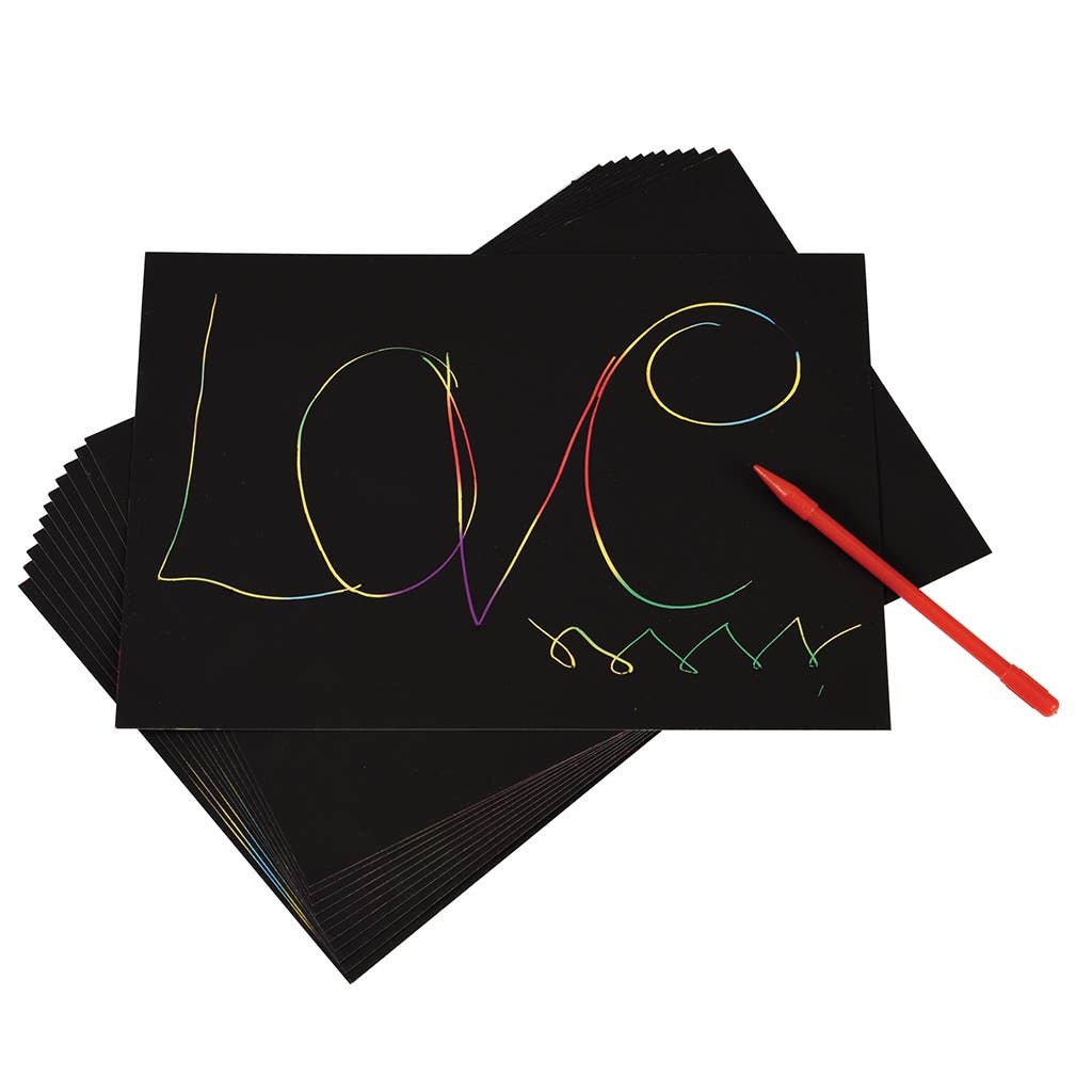 Rex London - Regenbogen-Kratzkunst-Set