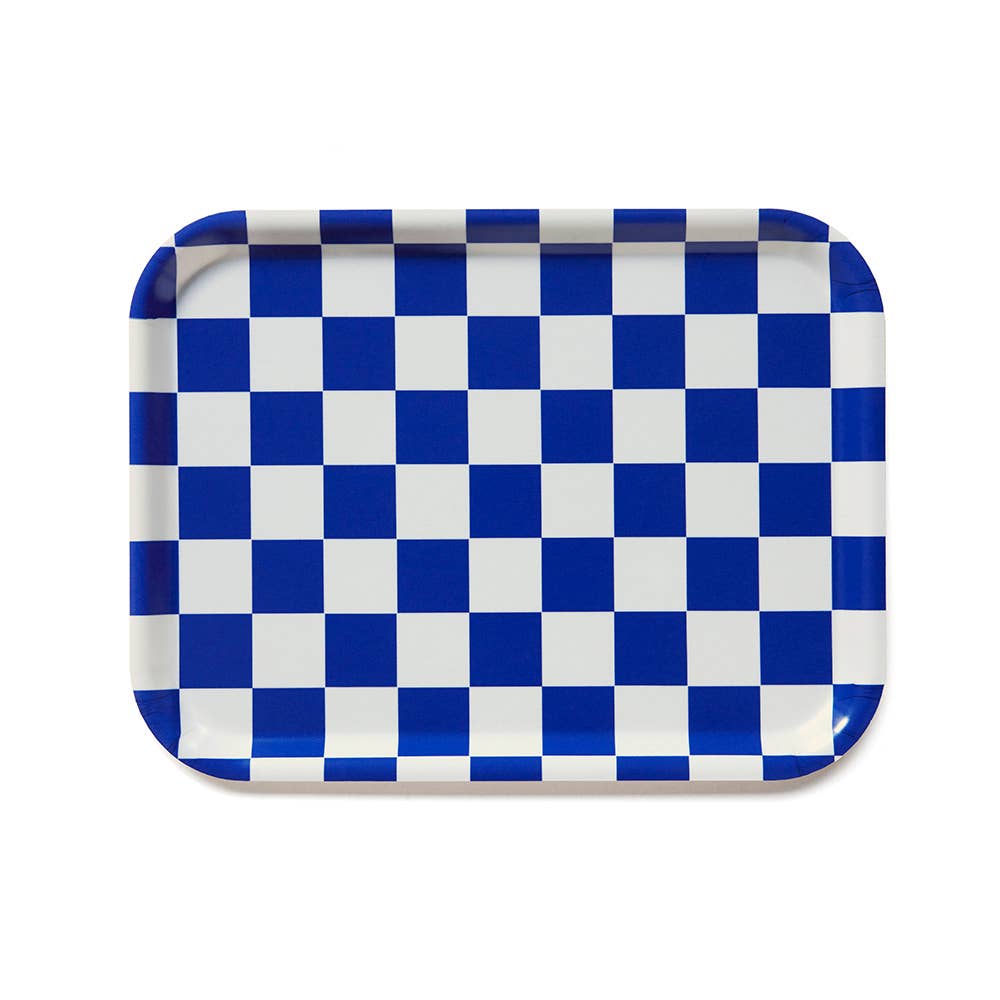 Blu Kat - Serviertablett "Sea Salt CHECKER"