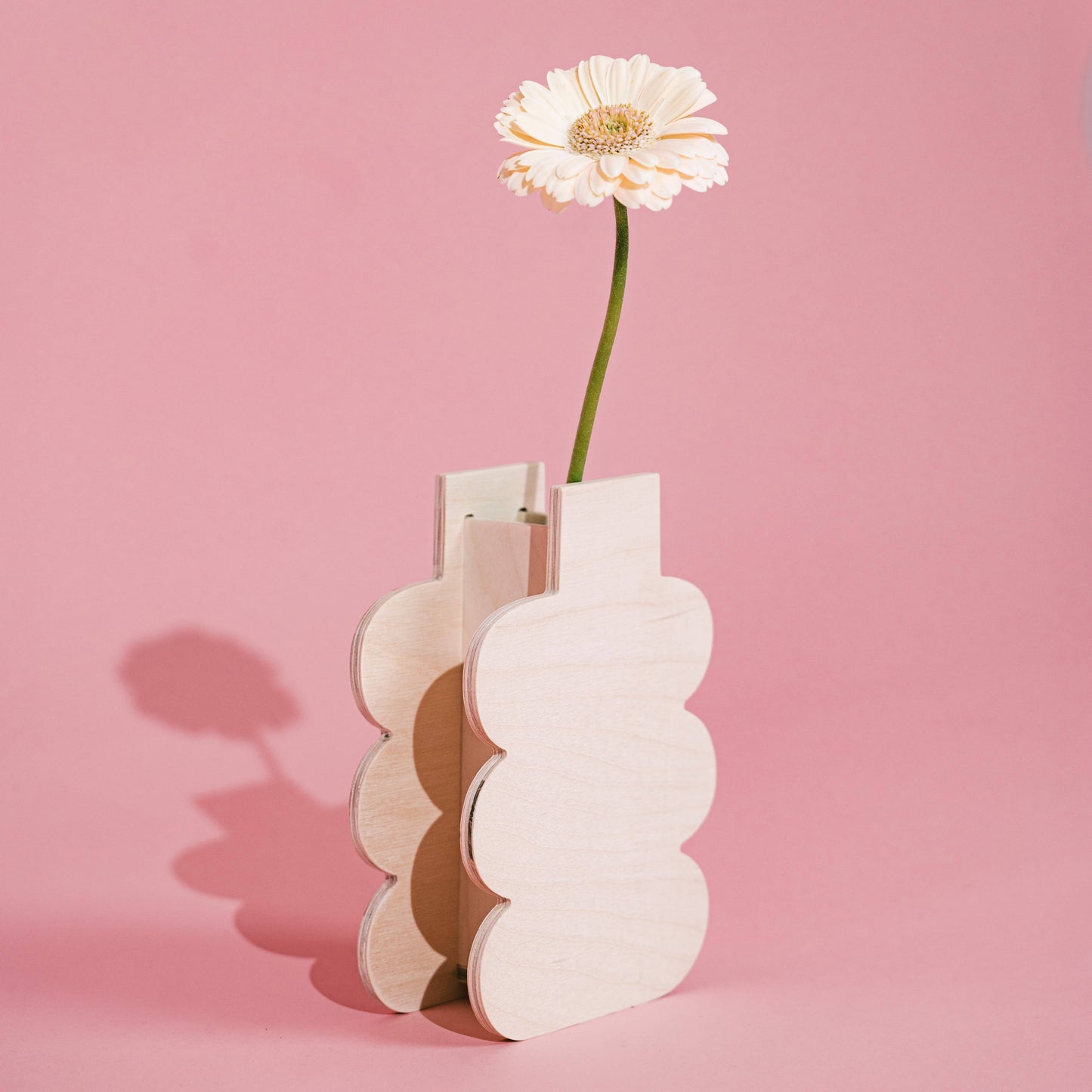 Vase aus Birkenholz - Nude