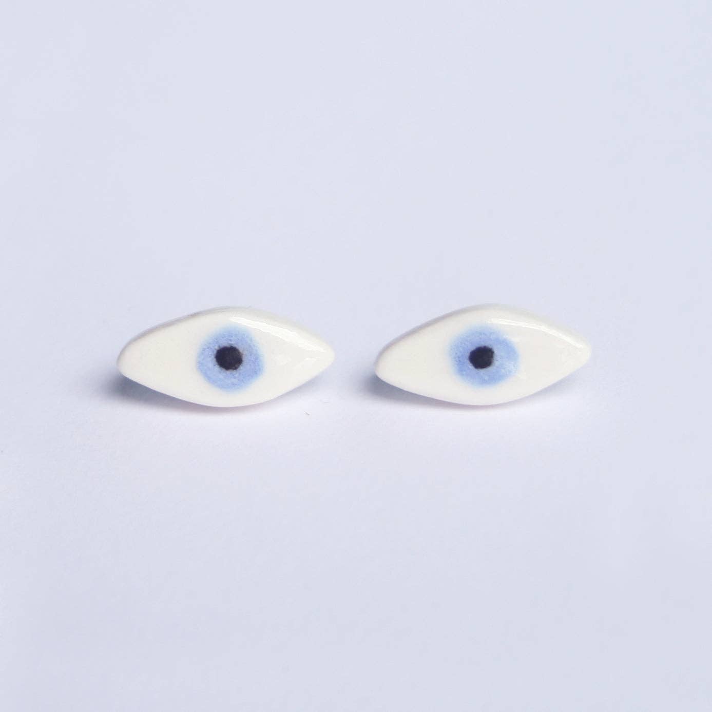 Augen-Ohrstecker – Porzellan-Ohrringe