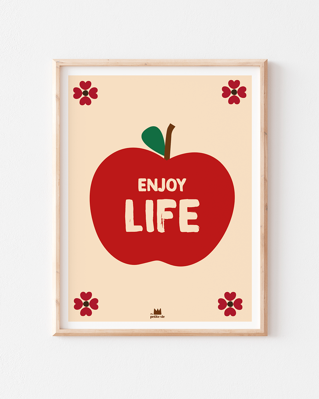 Ma Petite vie - Druck "Apfel" (30 x 40 cm)