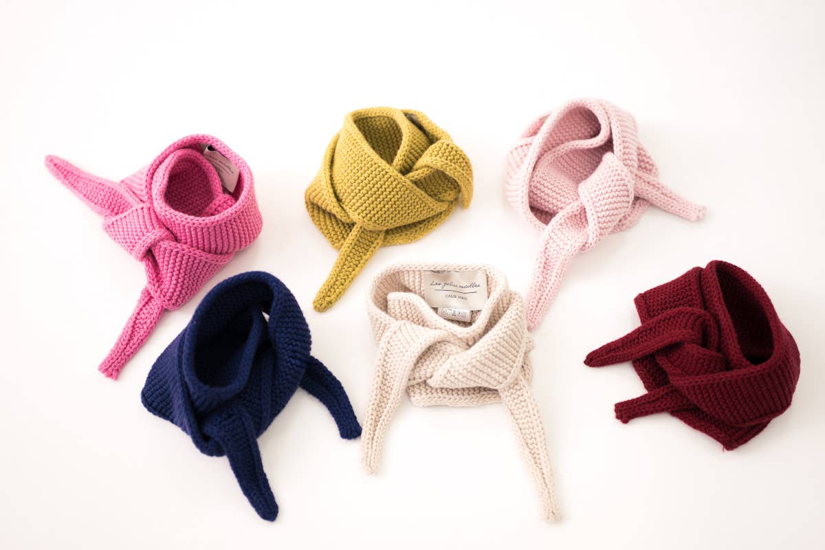 Kleiner "Sophie-Schal": Elektrisch blau