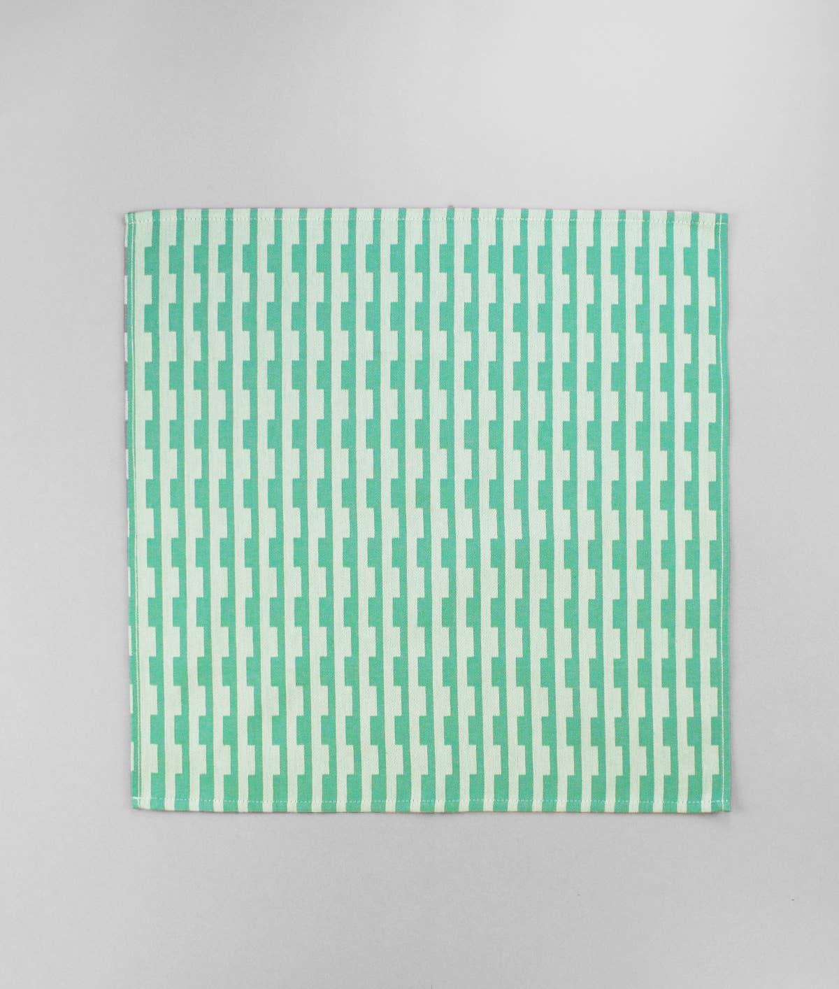Serviettenset „Stripes Turquoise/Natural“