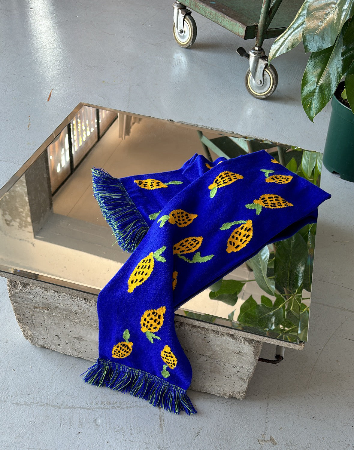 Limonaden-Schal: Blau / Einheitsgröße - Lieferung ab 15. Januar