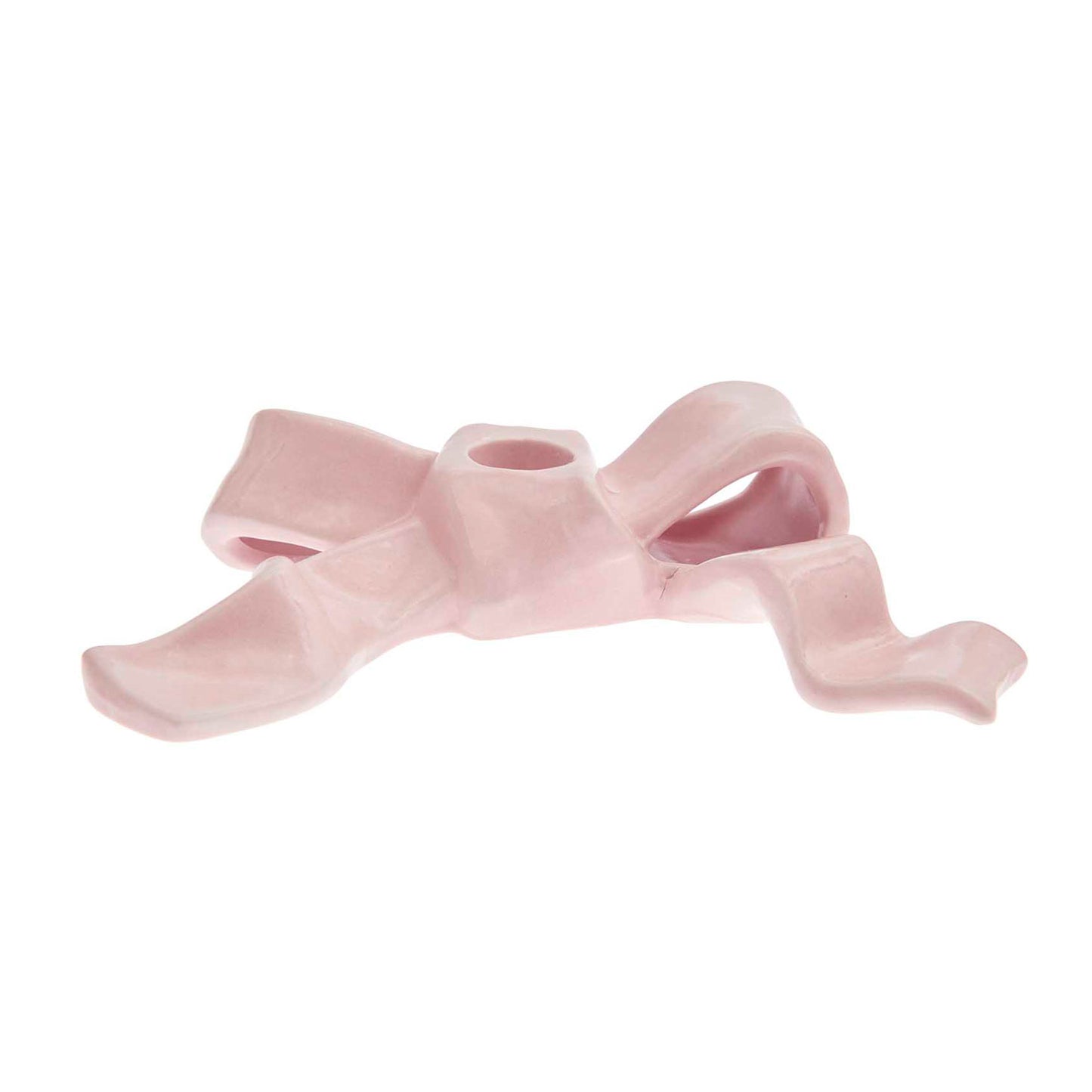 Kerzenhalter Schleife, Rosa - groß