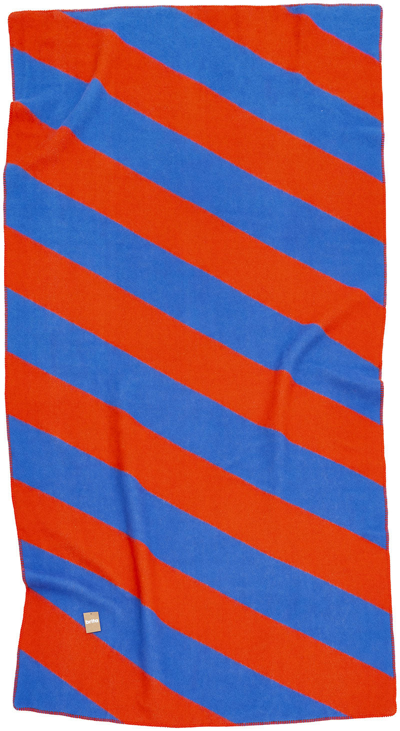 Brita Sweden - Decke - MINOLA blue/red