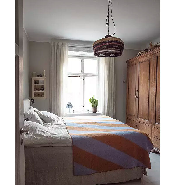 Brita Sweden - Decke - MINOLA blue/red