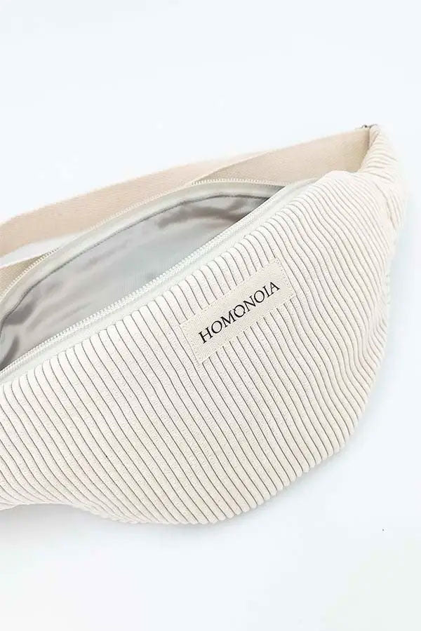 Homonoia Paris – Bum Bag, Ecru Cord