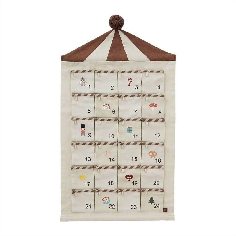 OYOY – Adventskalender "Zirkus" braun