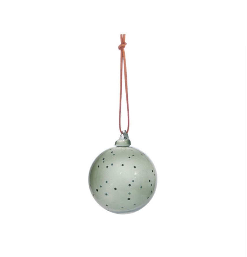 OYOY - Weihnachtskugel "Jade" Punkte