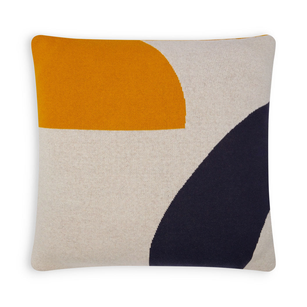 Sophie Home - Strickkissen/Kissenbezug aus Baumwolle, Ilo Citrus