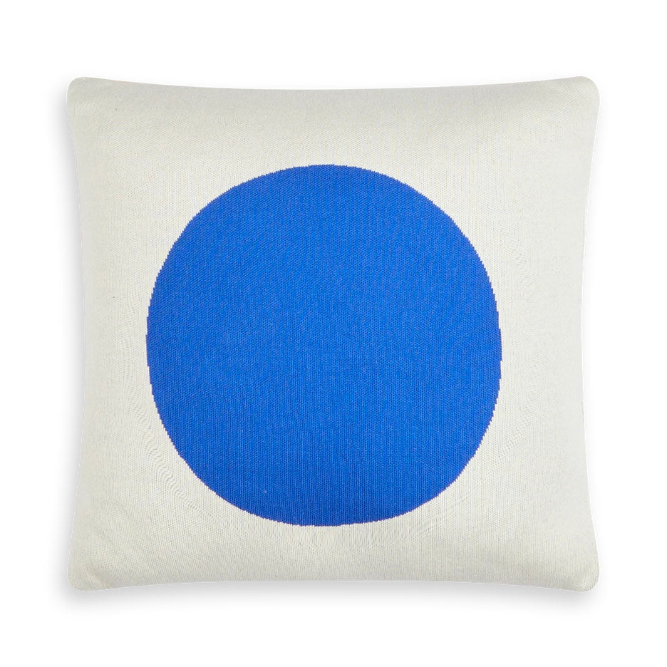 Sophie Home - Kissen-/Kissenbezug aus Baumwollstrick - Runda Cobalt