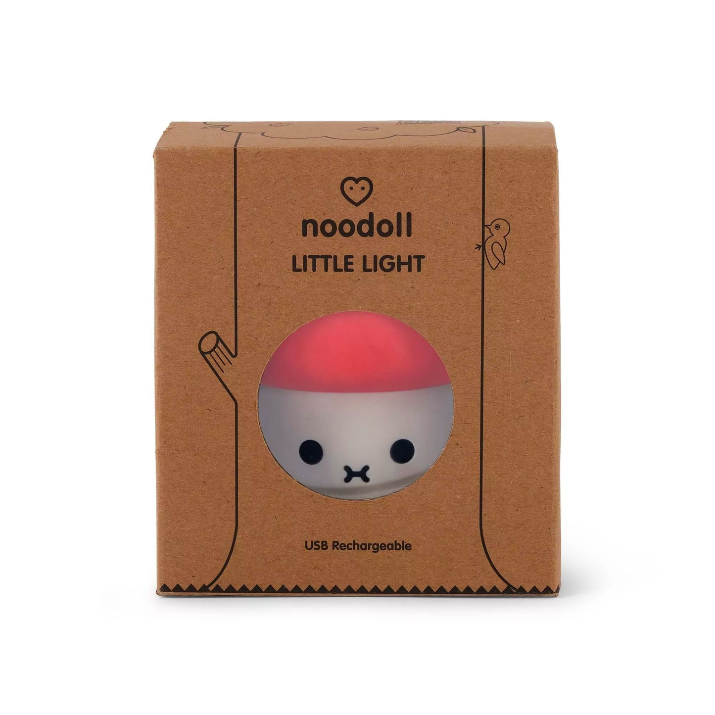 noodoll – Little Light – Ricemogu Roter und weißer Pilz