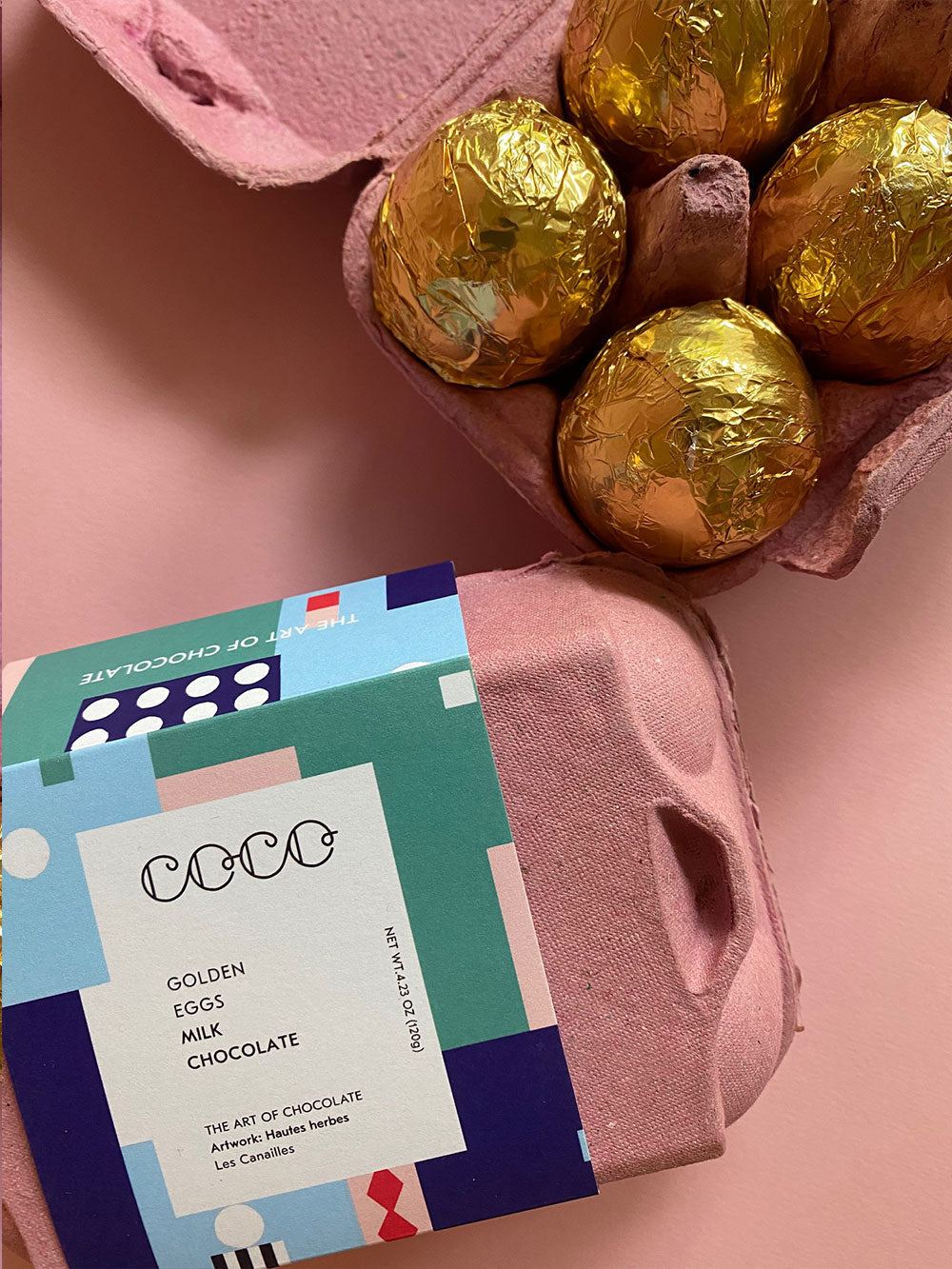 COCO Chocolatier - Schokoladeneier aus Milchschokolade