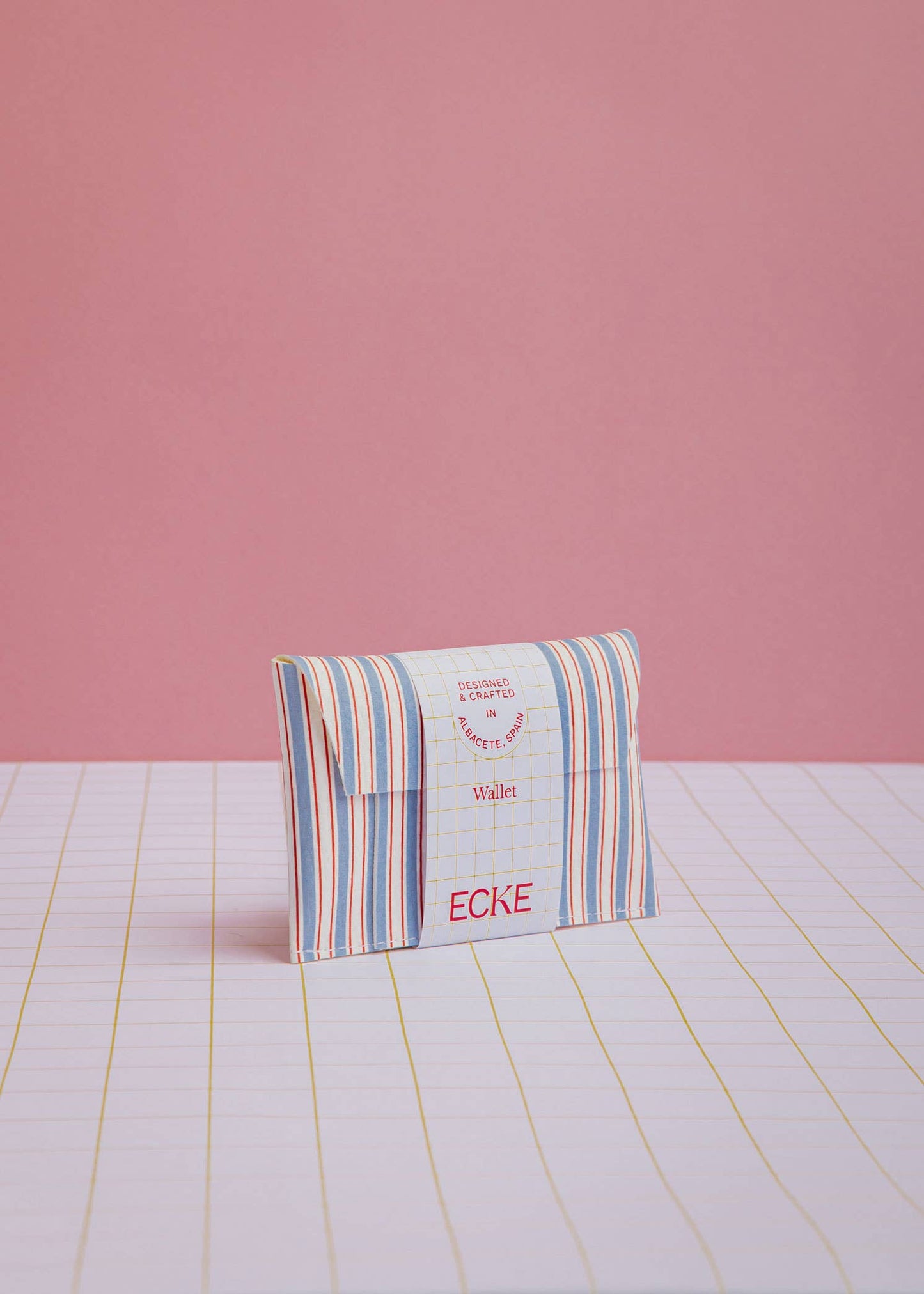 ECKE - Geldbörse mit blauen Streifen