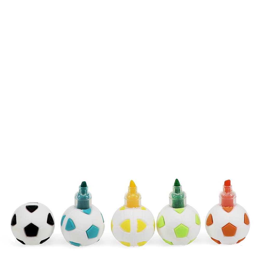 Rex - Stapelbares Textmarker-Set – Fußball