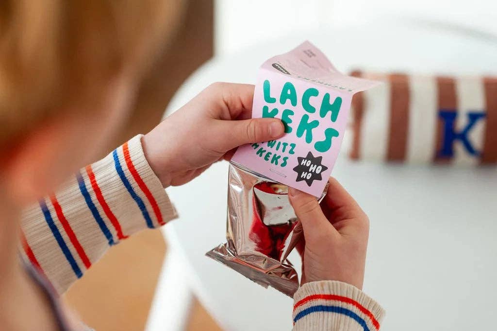 Lachkeks | Ein weihnachtlicher Witz im Keks | Einzelkeks