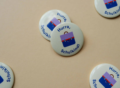 tinyday - Button "Hurra, Schulkind"