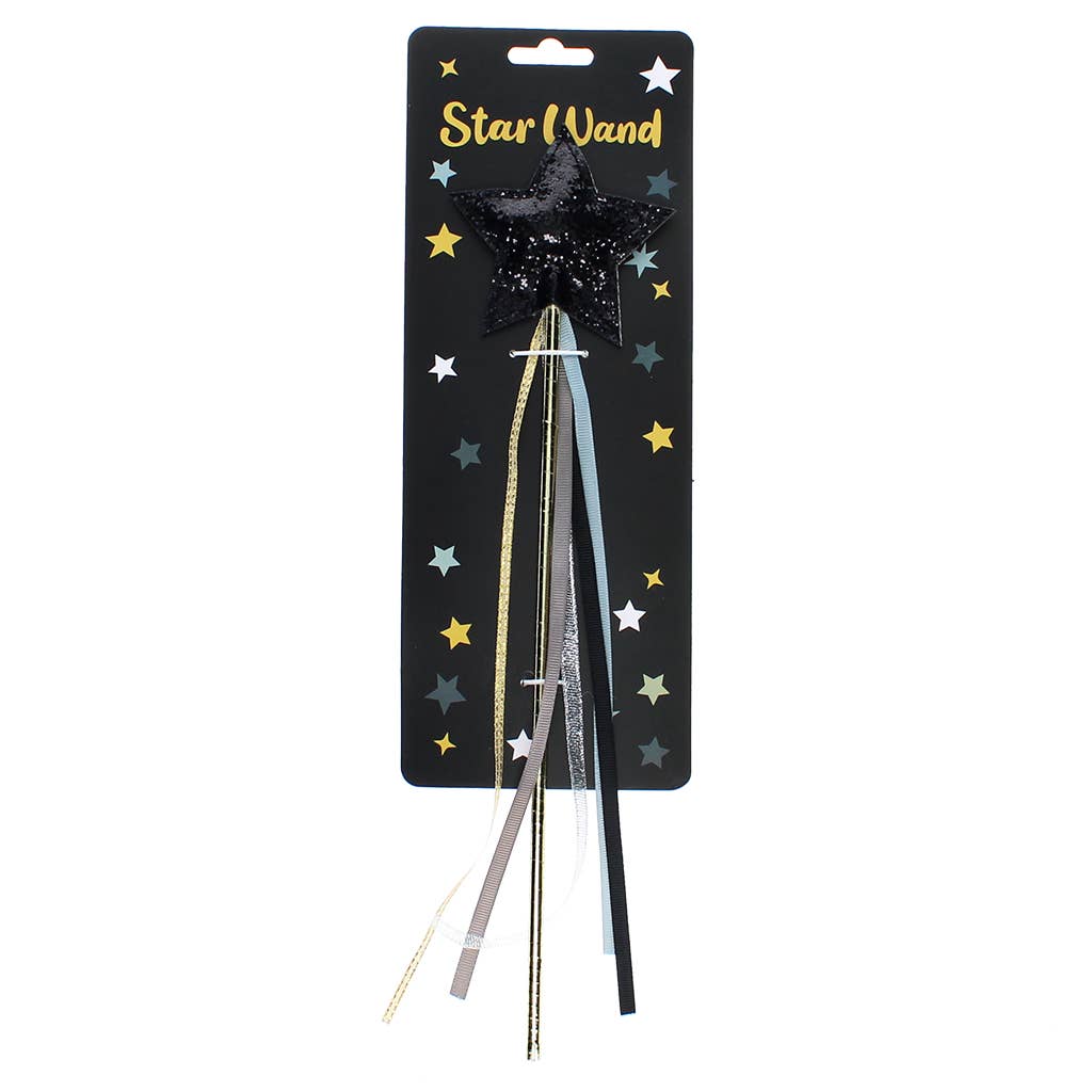 REX - Glitzerstab - Schwarzer Stern