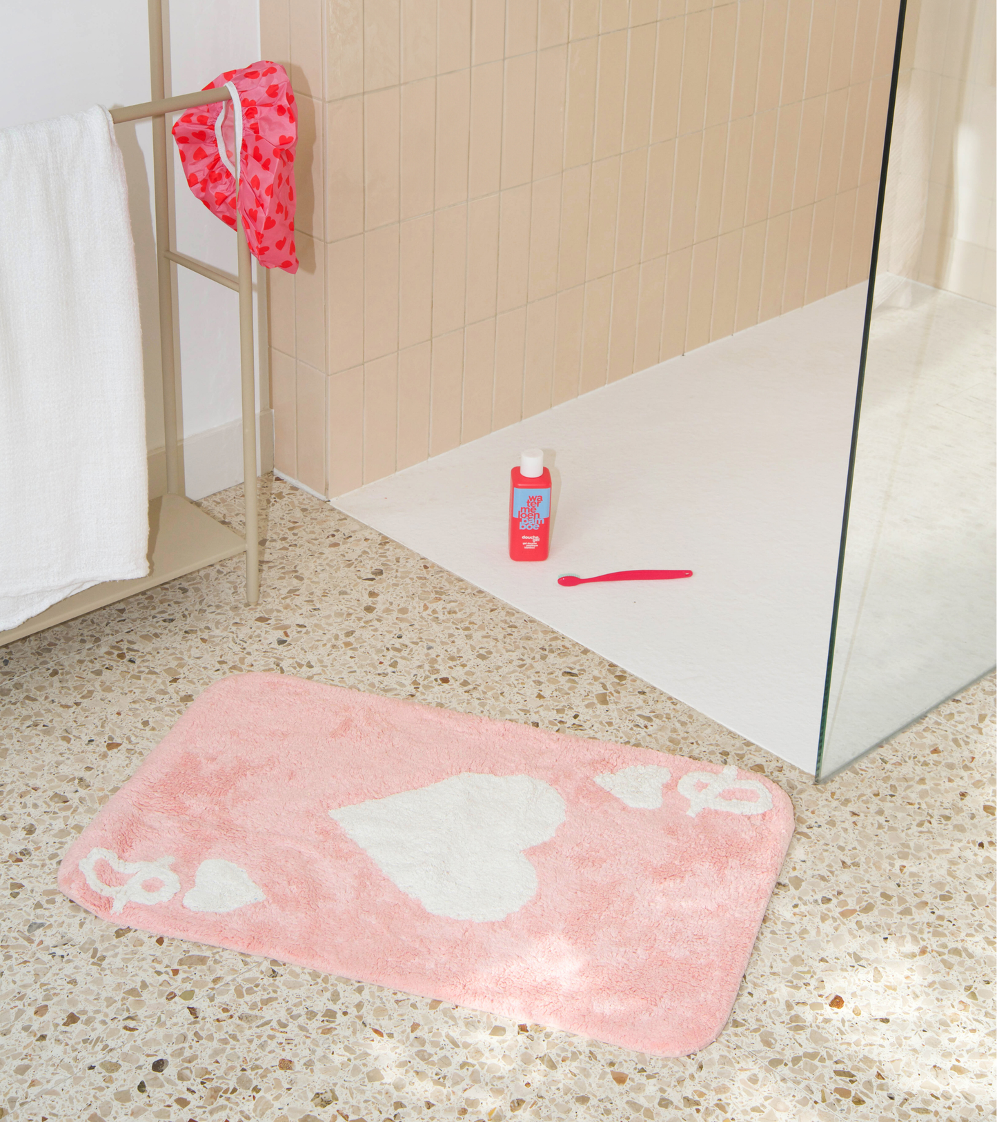 "Queen of Hearts Teppich" für das Badezimmer