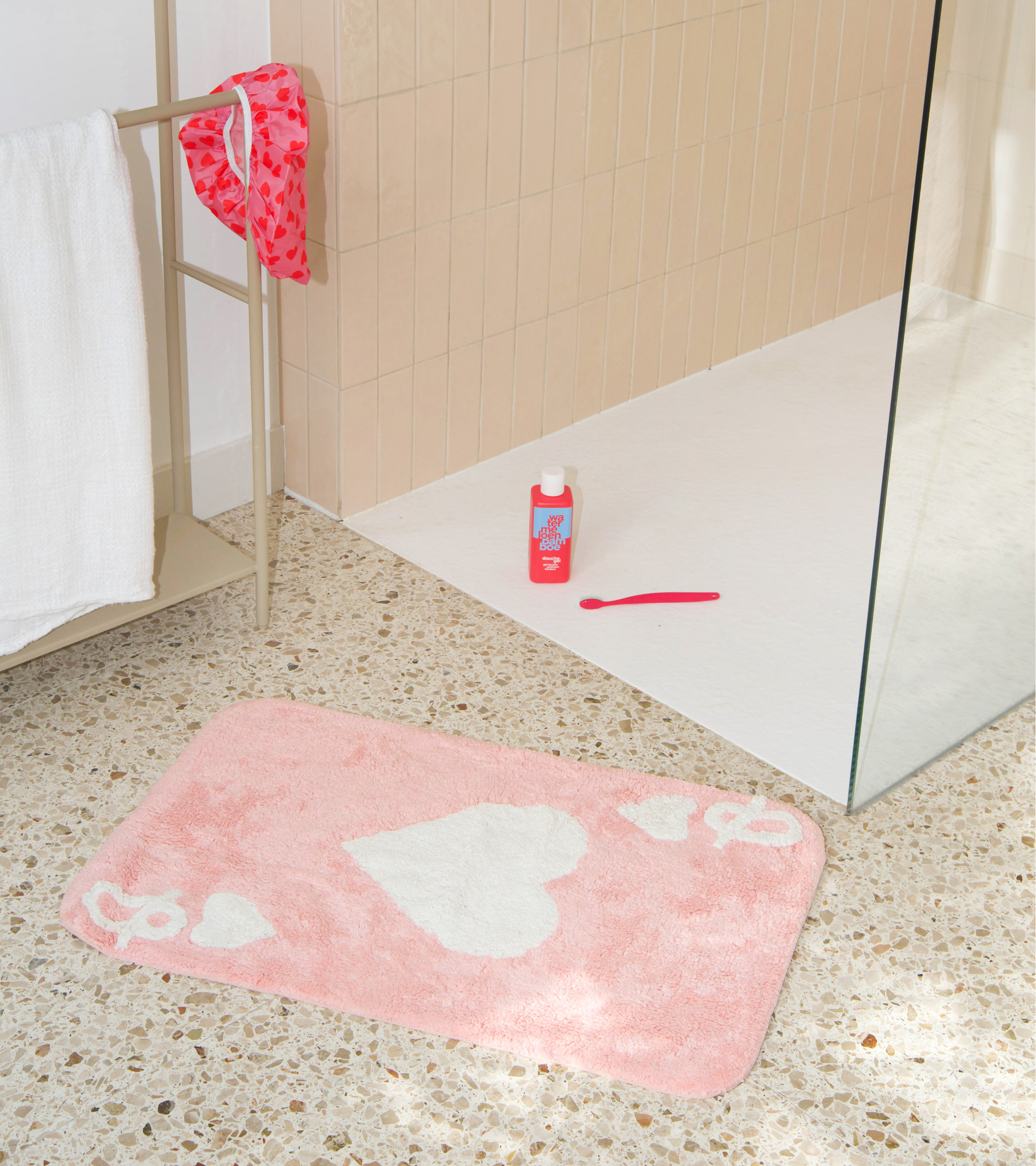 "Queen of Hearts Teppich" für das Badezimmer