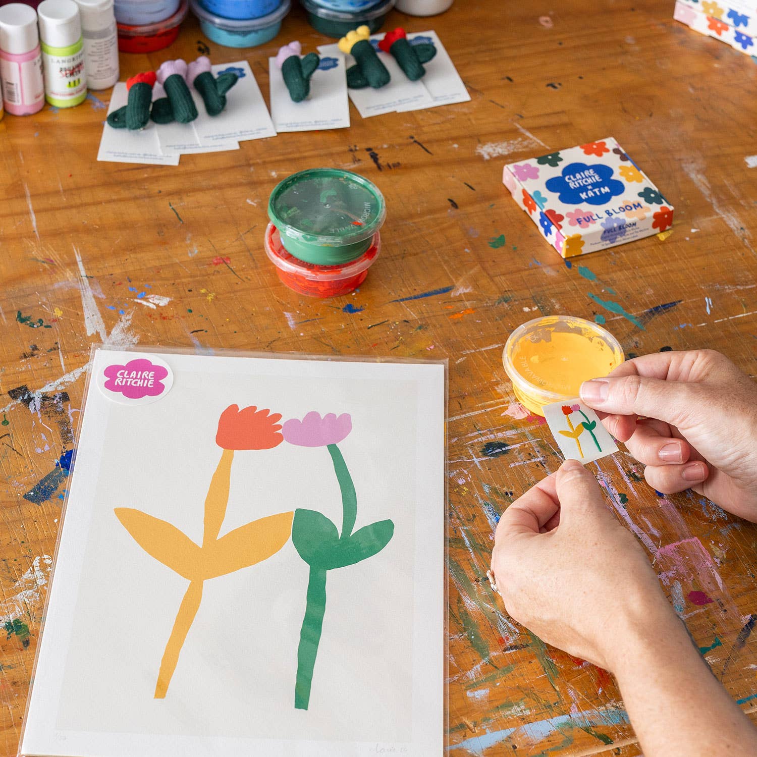 VOLLE BLÜTE | Claire Ritchie / Box mit Labels für deine eigenen Kreationen
