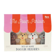 Rex Londond - Bleistiftaufsatz-Radierer (4er-Set) - Pooch Parlour