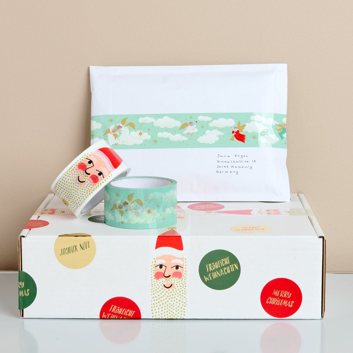 Paketklebeband Weihnachtsmann
