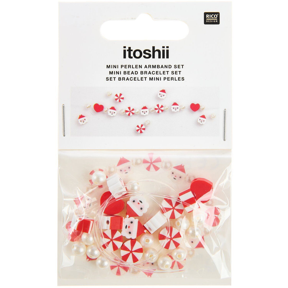 Mini Armband Set "SANTA & CANDY LOVE"