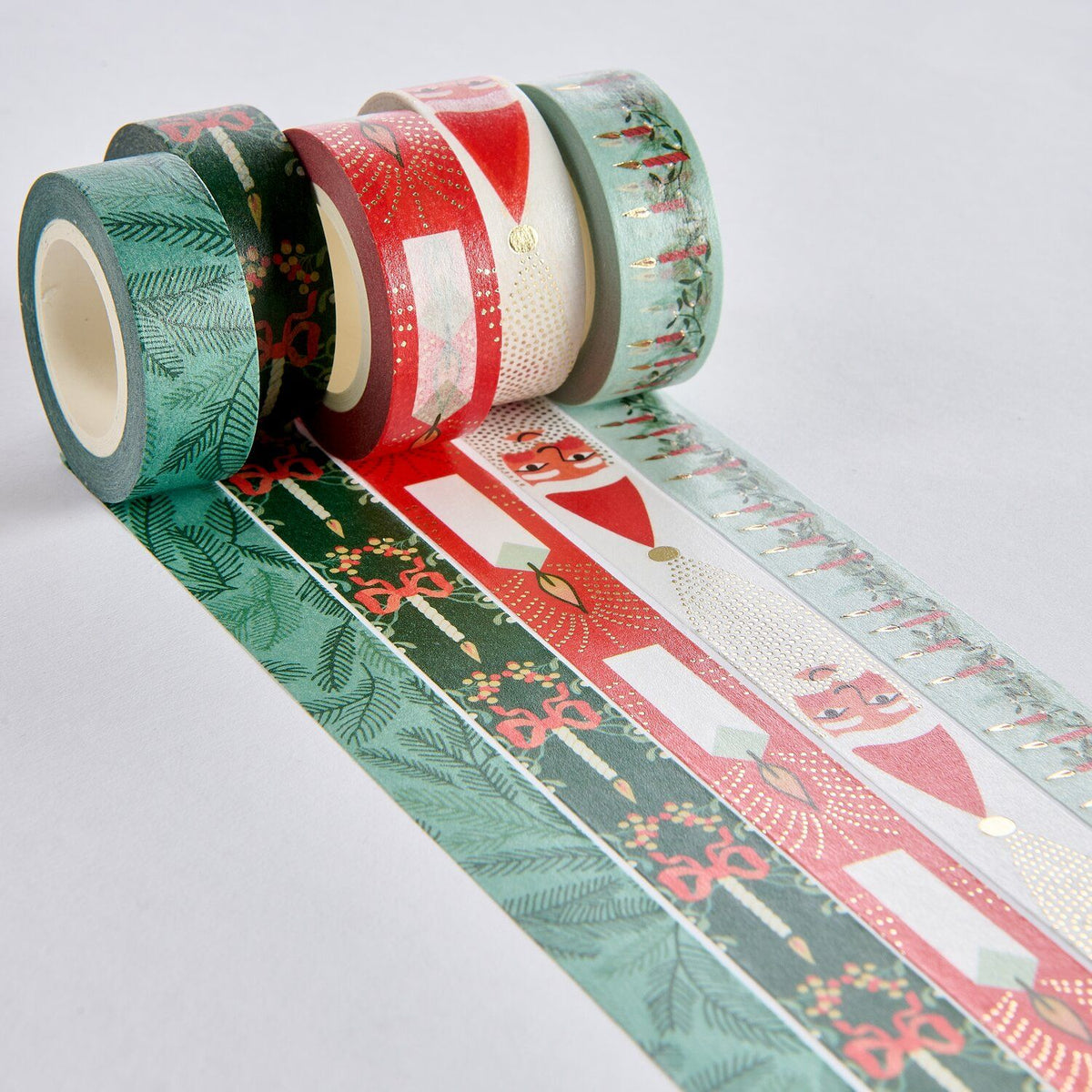 Tape Set "ADVENT"  5 Stück, 1,5cm X 10m