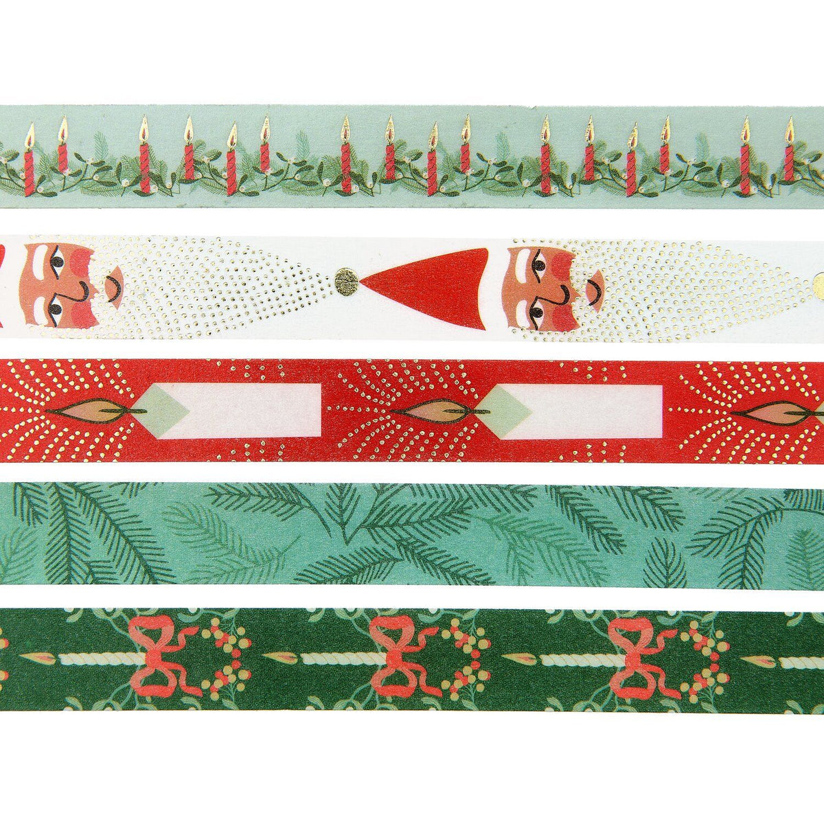 Tape Set "ADVENT"  5 Stück, 1,5cm X 10m
