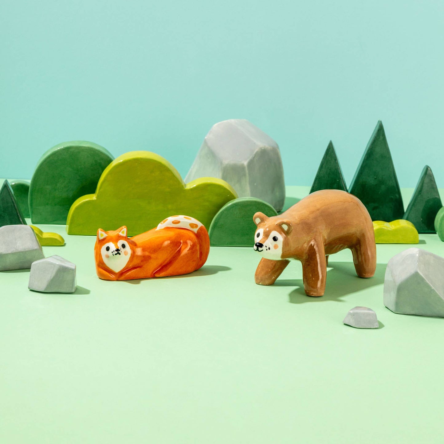 Ana Seixas - Orange Fox / Keramikstück