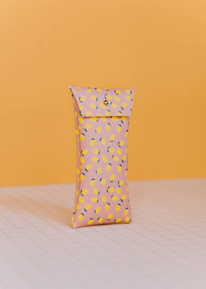 ECKE - Limones Pink Brillenetui für Sonnen- und brillen