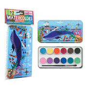 eeBoo - Im Meer 12 Aquarelle Dose