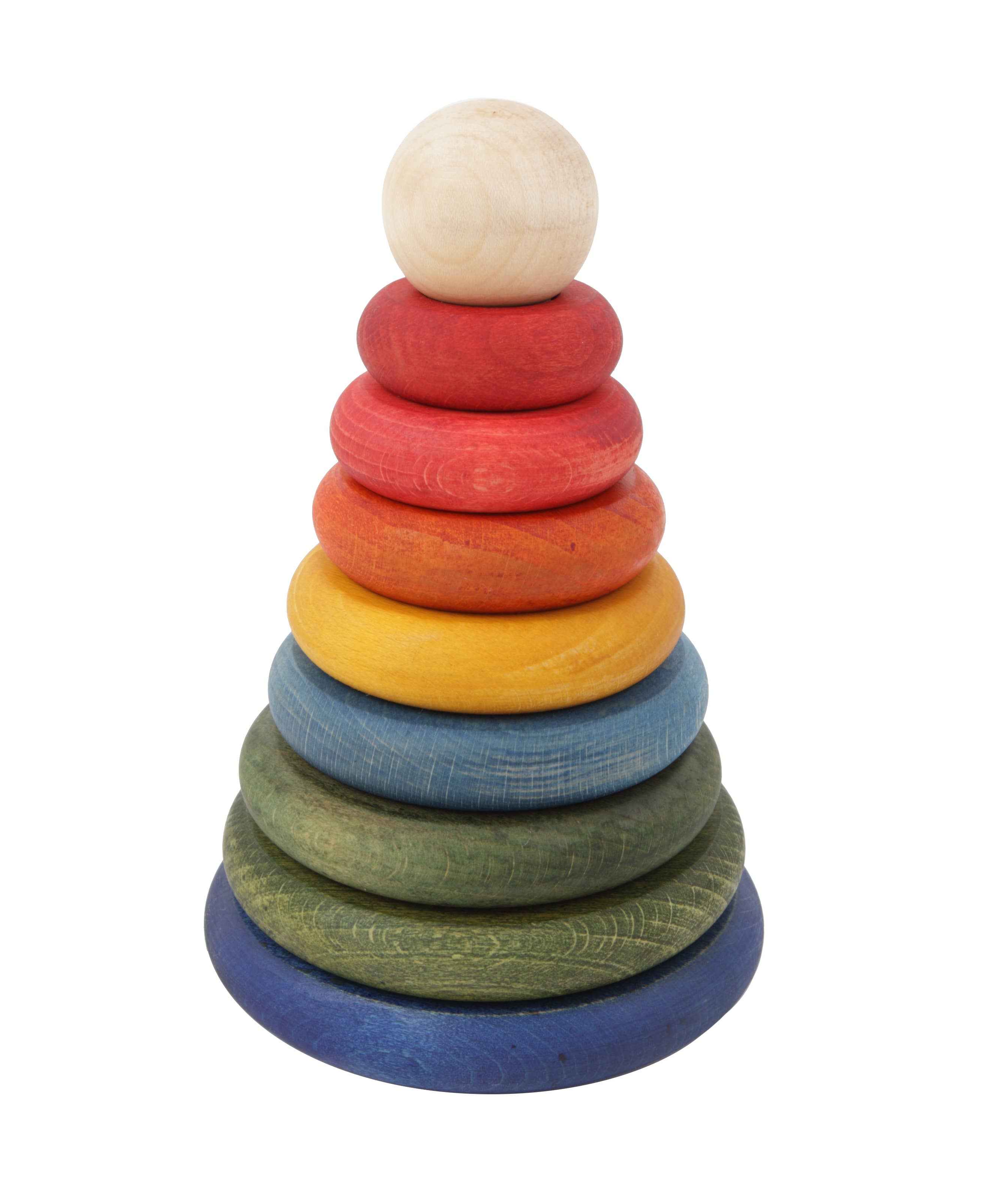 Montessori Spielzeugstapler Rainbow stapelbar