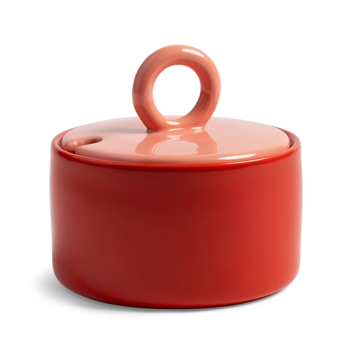 &Klevering - Zucker oder Salzdose, klein rot
