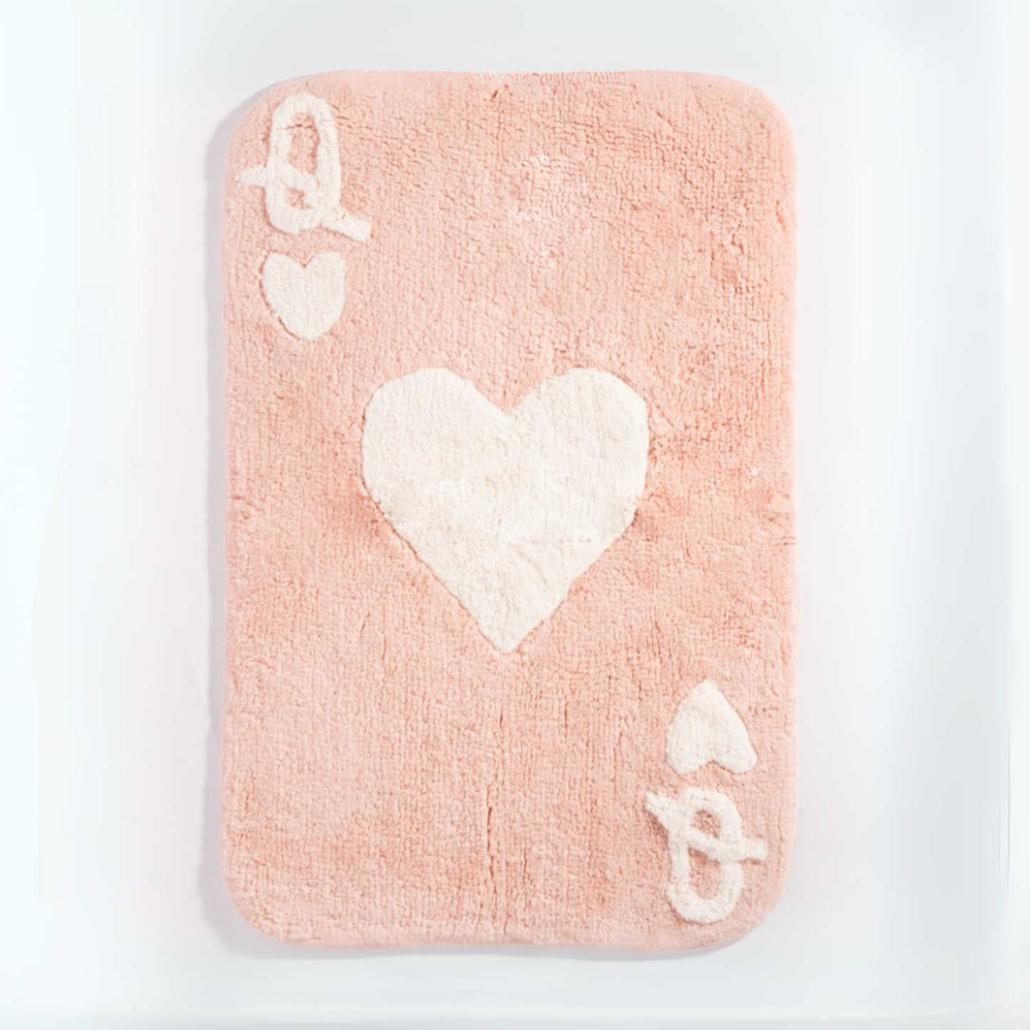 "Queen of Hearts Teppich" für das Badezimmer
