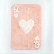 "Queen of Hearts Teppich" für das Badezimmer