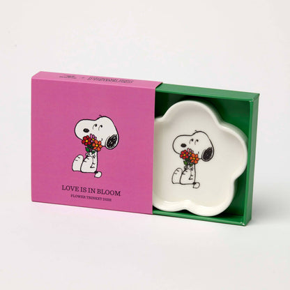 Peanuts Blütenförmige Schmuckschale mit Snoopy und Blumen