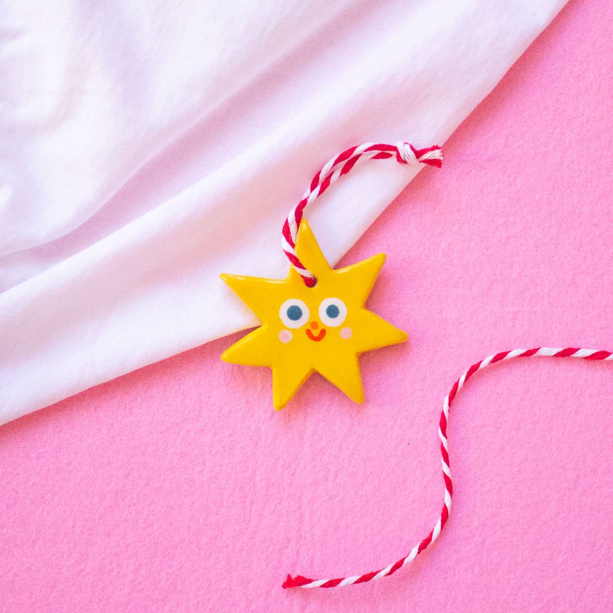 Ana Seixas - Kleiner Stern / Keramik-Hängeornamente