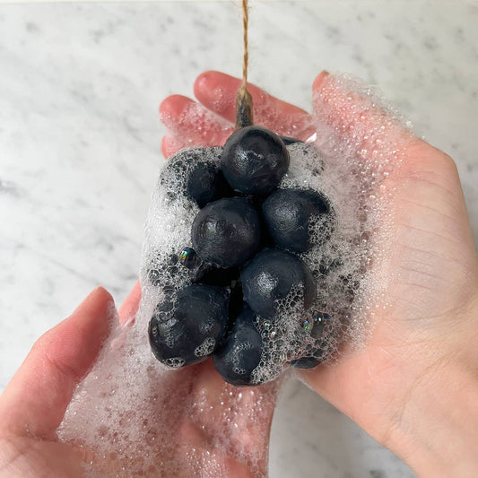 Handgemachte Traubenseife – 100% Olivenöl: Schiefer