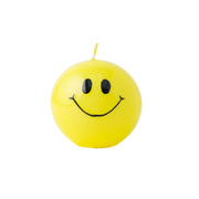 Smiley-Kerze –  Hotgelb