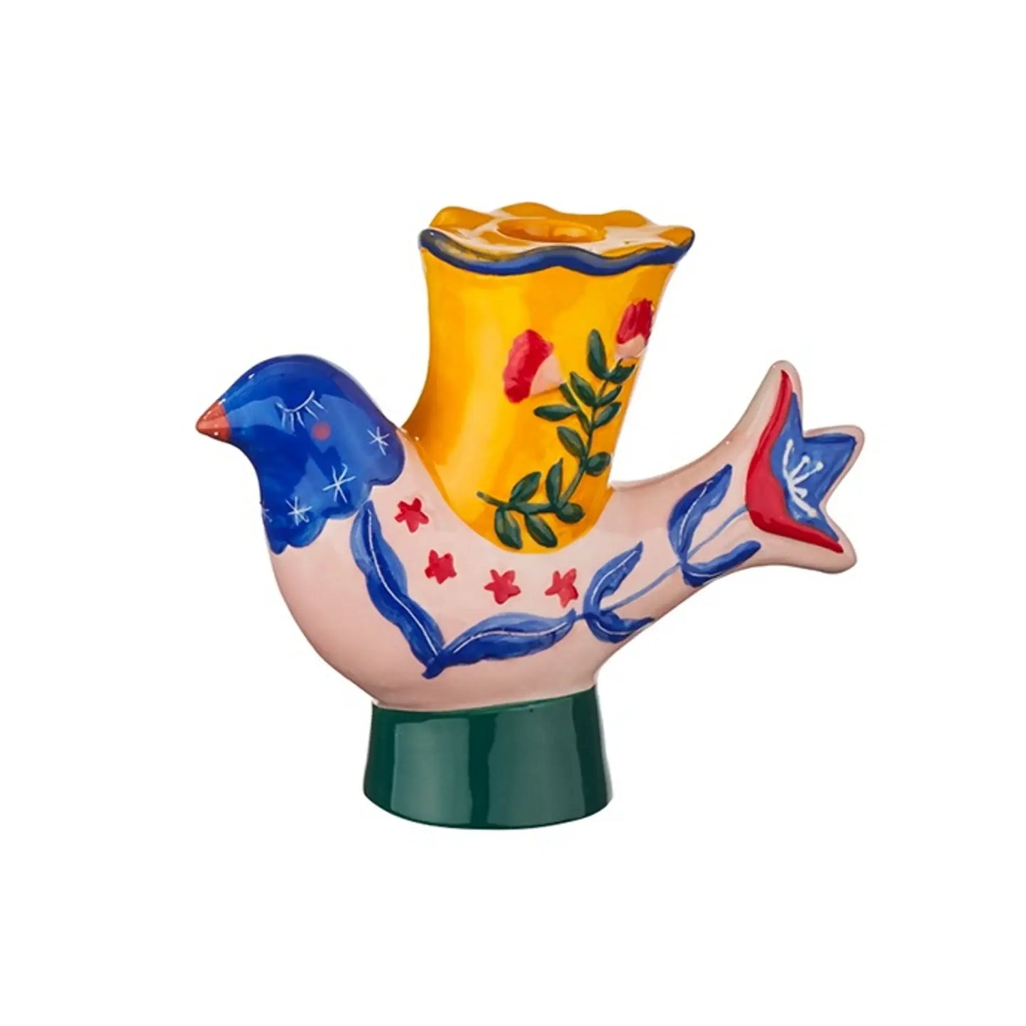 Kerzenständer in Vogelform