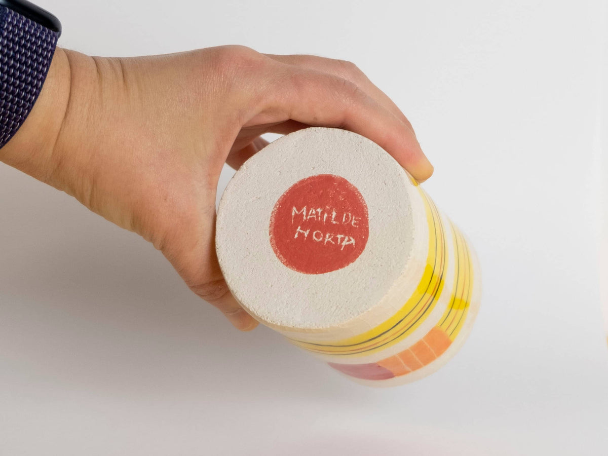 Matilde Horta - Bleistift - Keramik-Bleistifthalterbecher - 95x70x70mm
