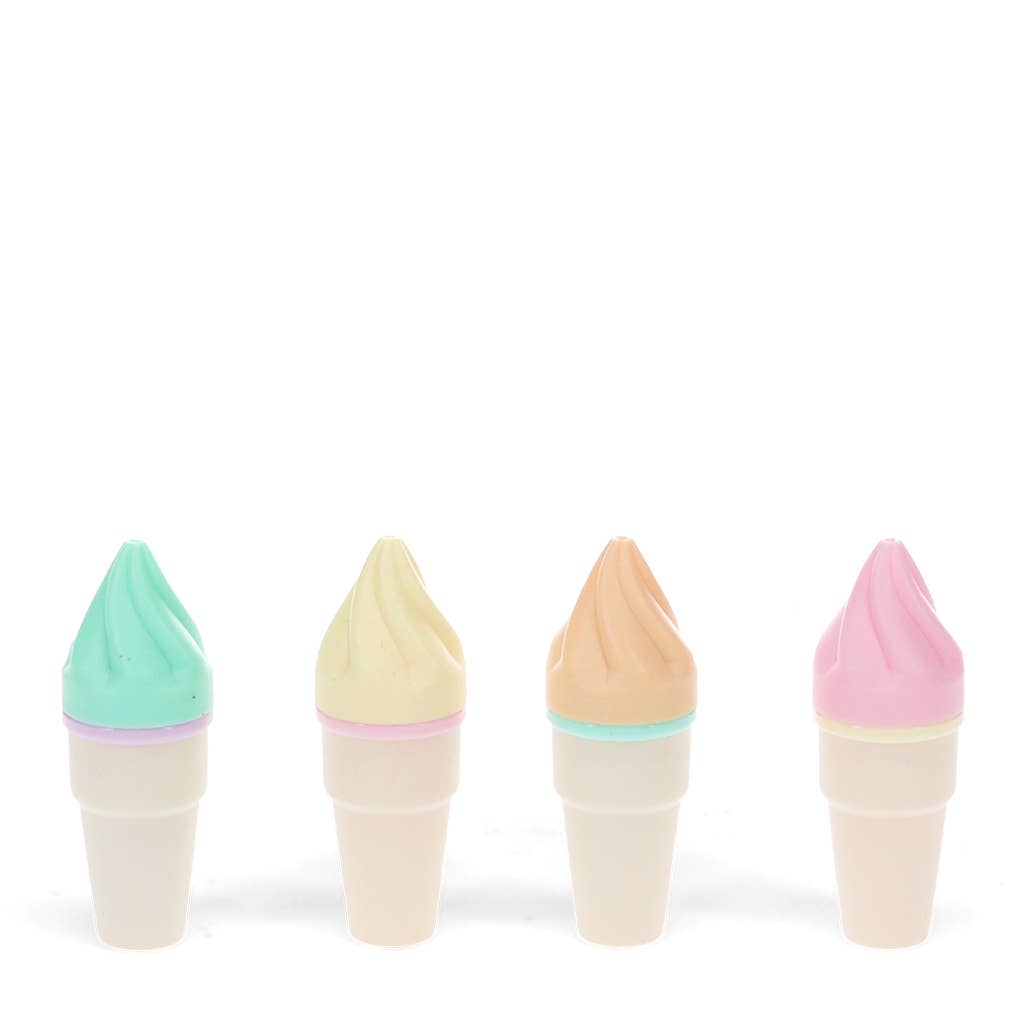 Rex Londond - Mini-Textmarker (Set mit 4) - Eiscreme