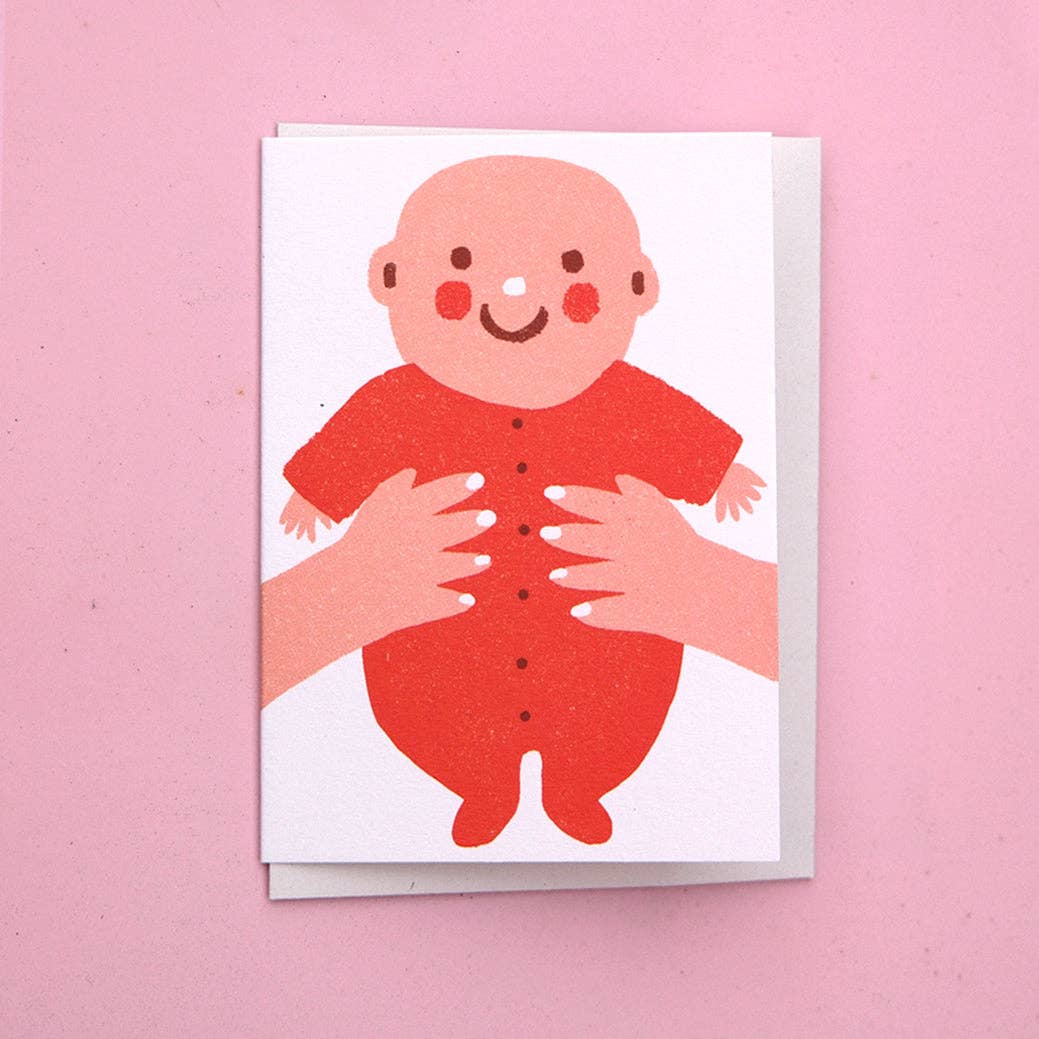 Rote Baby Mini A7 Karte