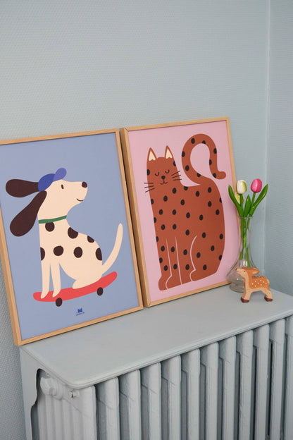 Ma Petite vie - Druck "Katze" (30 x 40 cm)
