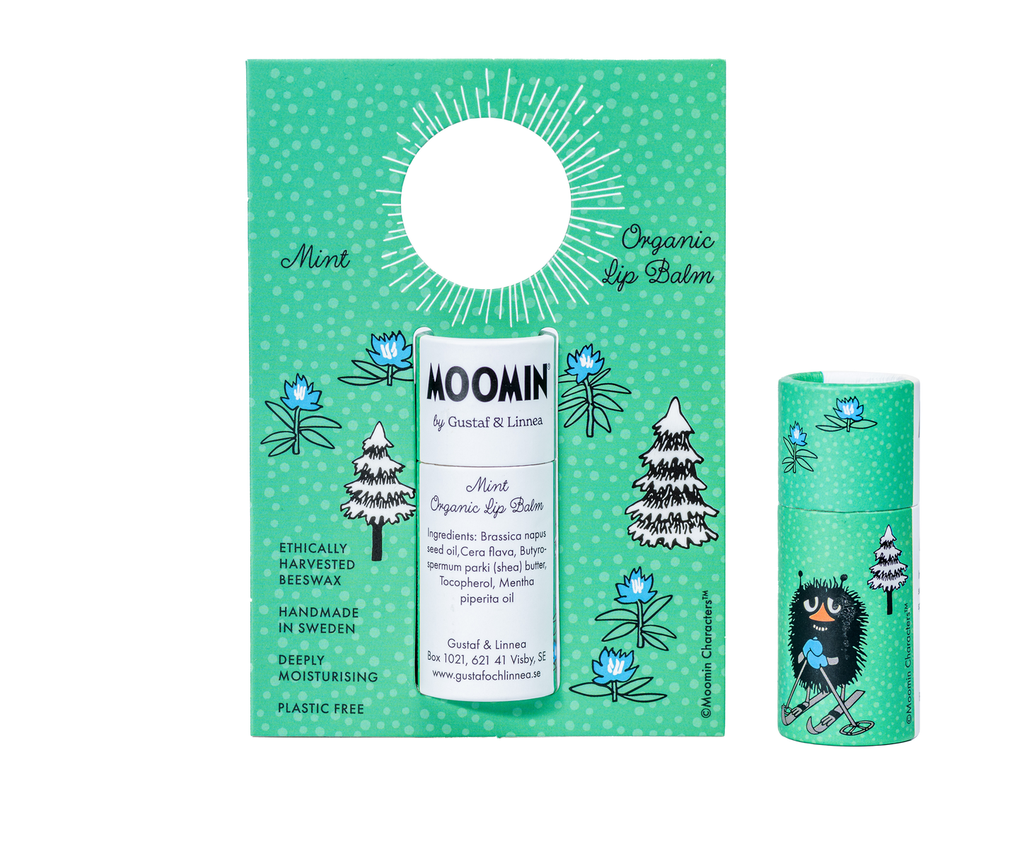 Moomin von G&L - Lippenbalsam aus Bienenwachs mit Minzgeschmack