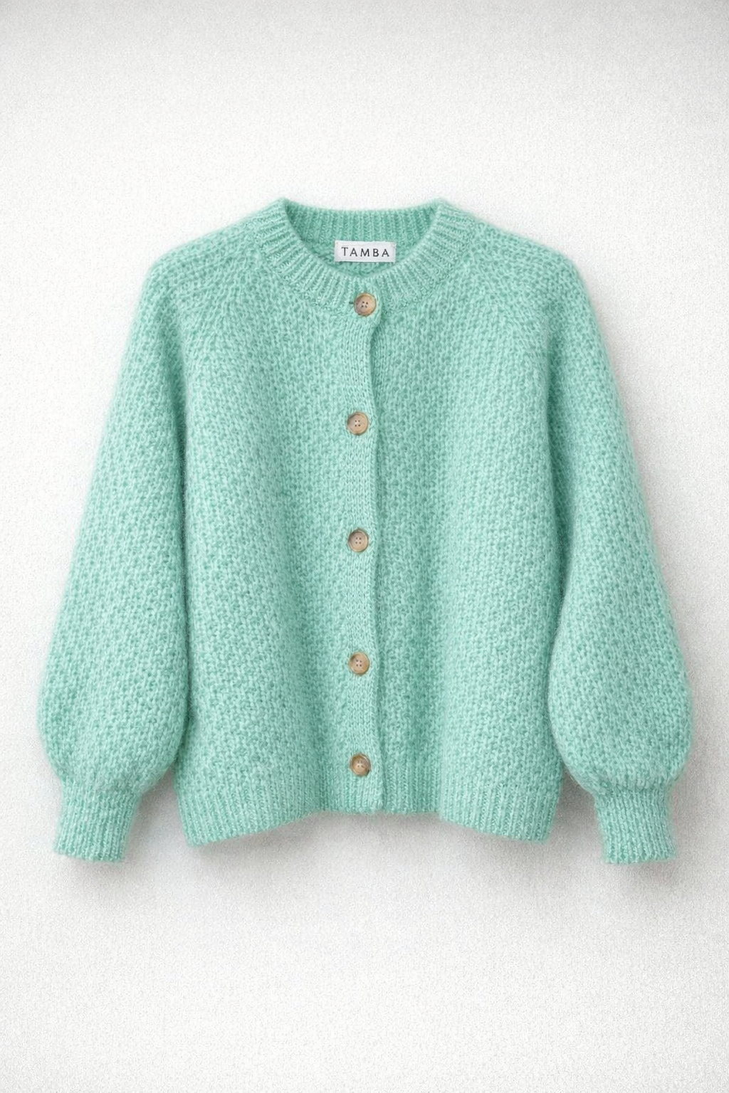 Mohair-Strickjacke mit Knopfleiste
: Lagune / Einheitsgröße